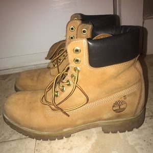 Tan Timberlands